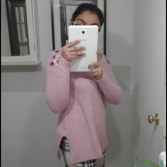 Justice pink sweater - Picture 3 of 5